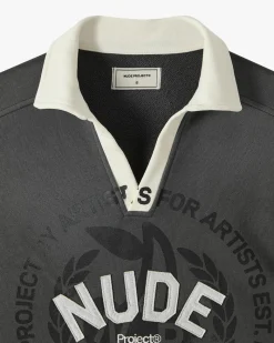 Nude Project Varsity Longsleeve Polo Sale