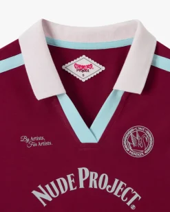 Nude Project Winner Polo Burgundy Hot